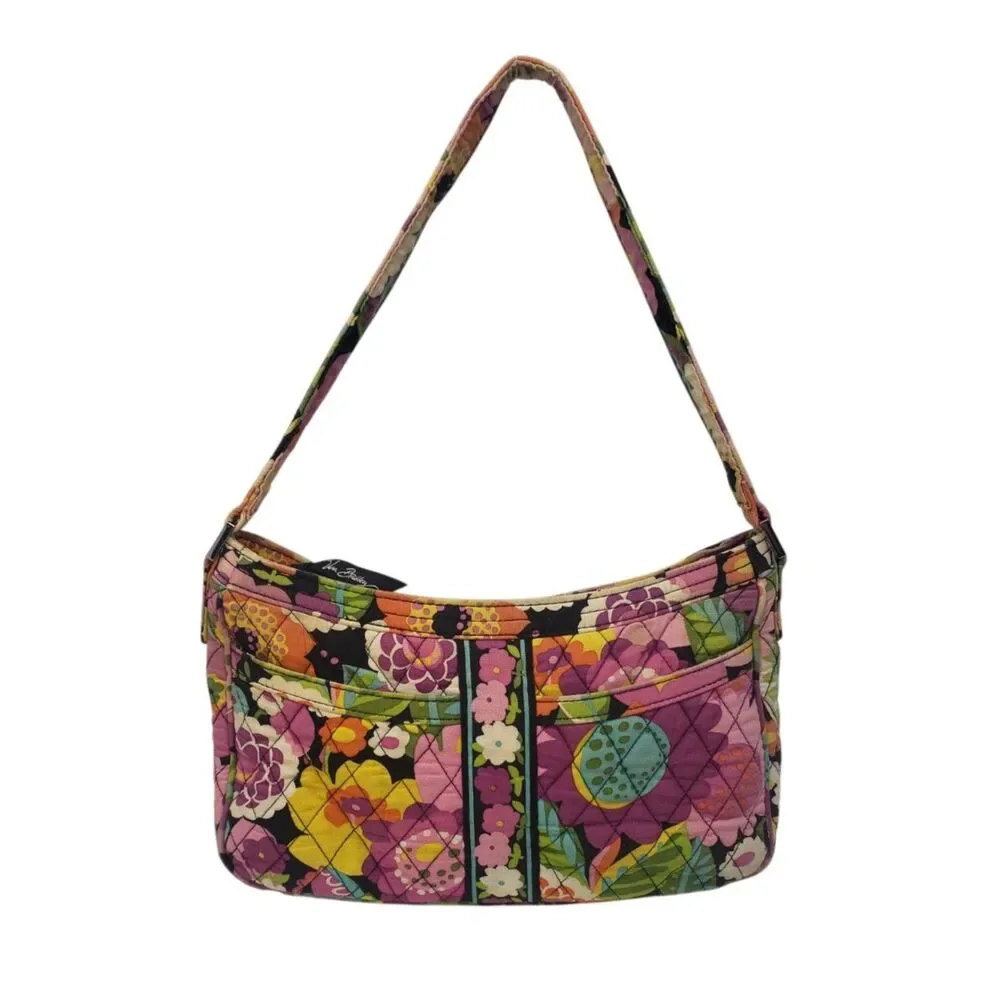 Vera Bradley Cassidy Va Va Bloom Purse Quilted Floral Handbag Retired Pattern